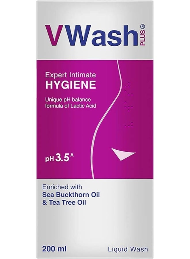 VWash Plus Intimate Hygiene Wash - 200 ml - Image 1